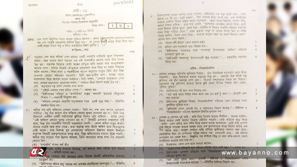 এইচএসসির প্রশ্ন বিতর্ক: অভিযুক্তদের তালিকা প্রকাশ