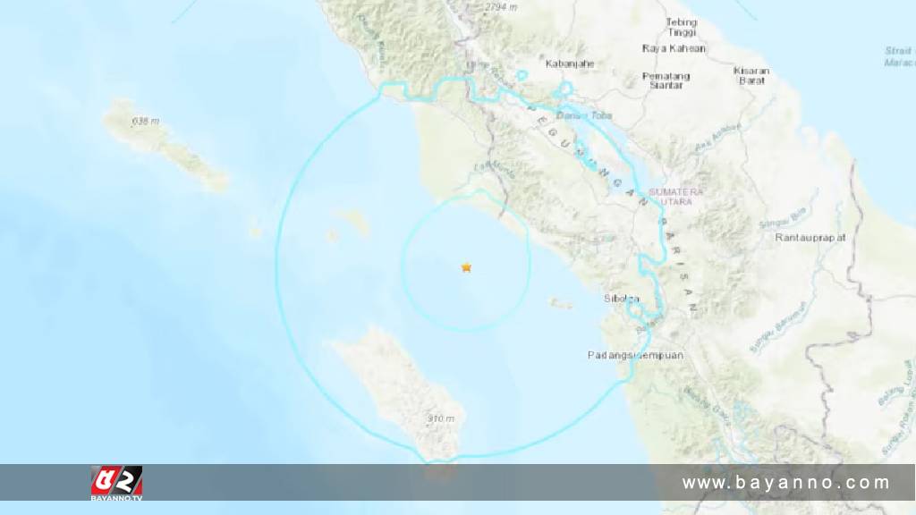 ইন্দোনেশিয়ায় সমুদ্রের তলদেশে শক্তিশালী ভূমিকম্প