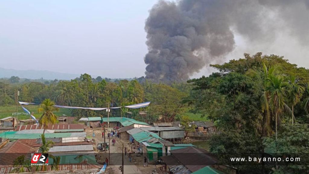 নাইক্ষ্যংছড়ির শূন্যরেখায় ফের গোলাগুলি