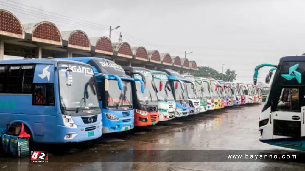 রাজধানীর ভেতরে কুমিল্লা-সিলেট-চট্টগ্রামগামী বাসের কাউন্টার রাখা যাবে না