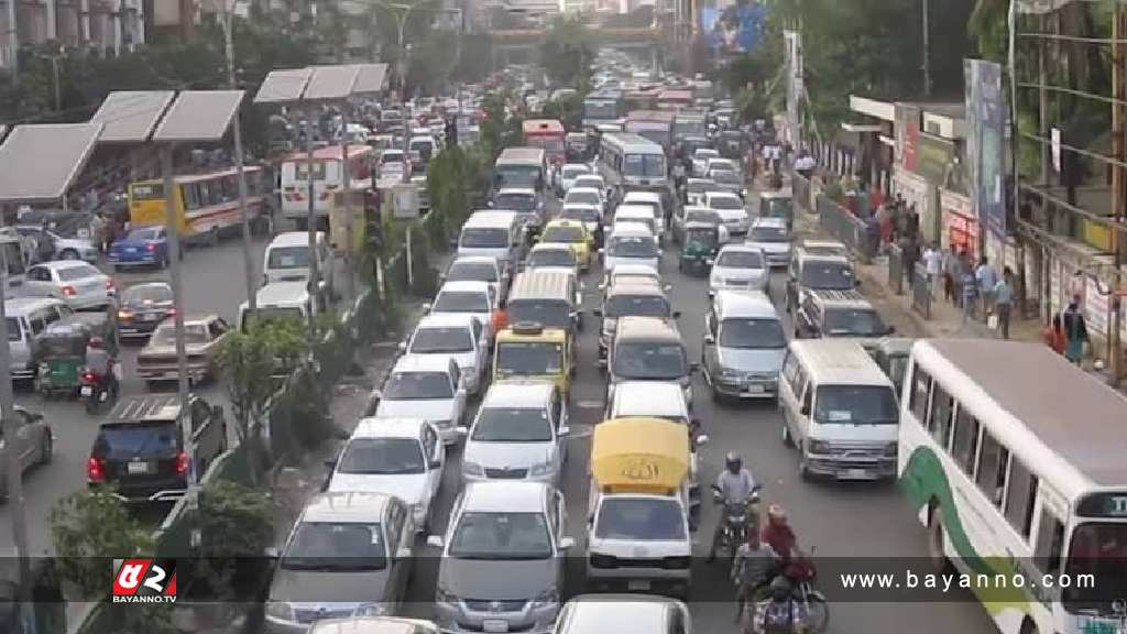 রমজানে প্রথম কর্মদিবসেই তীব্র যানজটে নাকাল জনজীবন