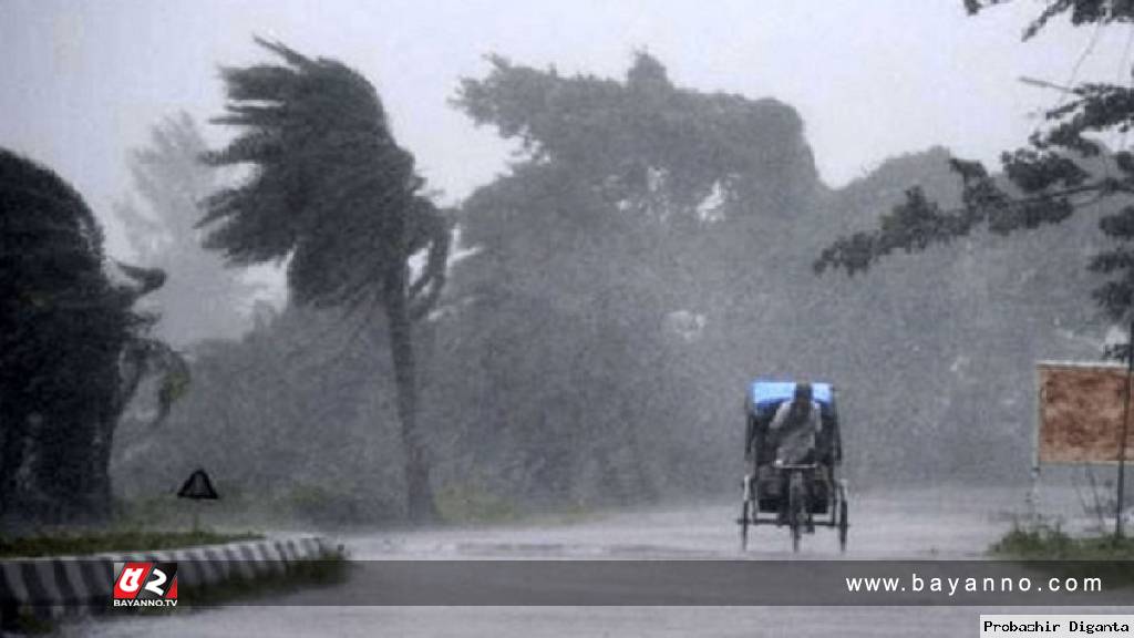 দেশের যেসব অঞ্চলে ঝড় ও বৃষ্টির আশঙ্কা