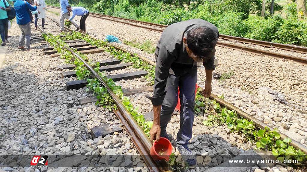 রেললাইন শীতল করতে চলছে নানা কৌশল