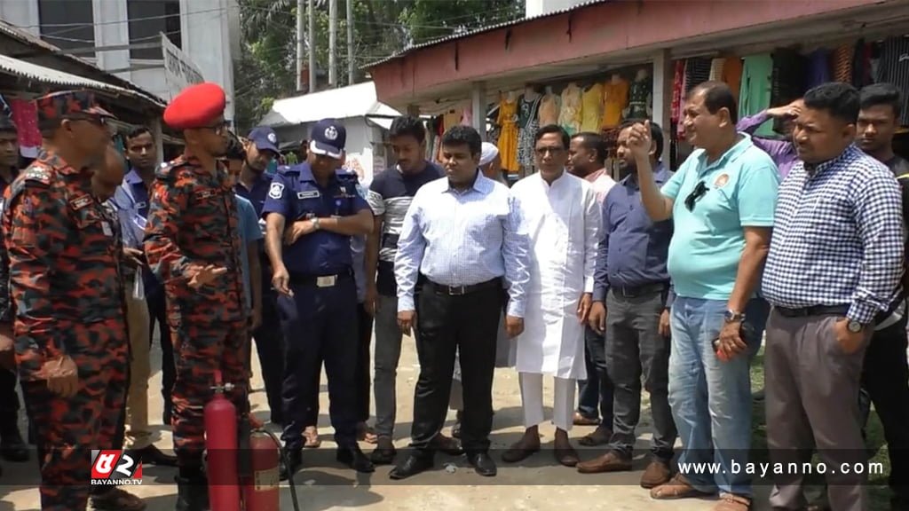 কুড়িগ্রামে অগ্নিদূর্ঘটনা প্রতিরোধে বিশেষ অভিযান