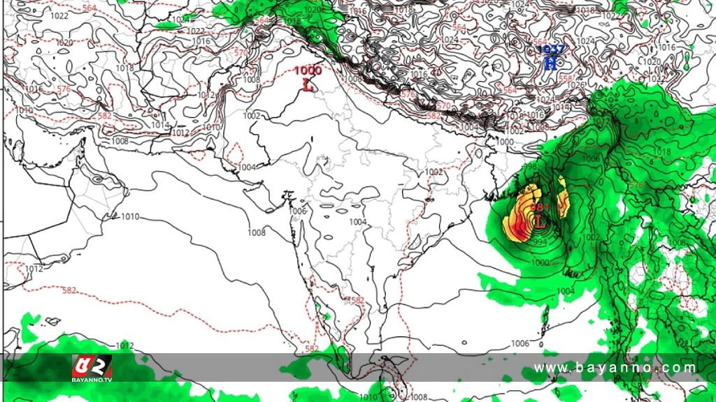 ঘূর্ণিঝড় ‌‘মোখা’ উপকূলে আঘাত হানতে পারে একদিন আগেই