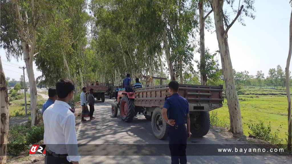 তেঁতুলিয়ায় ৩ ব্যক্তিকে সাত দিন করে কারাদণ্ড