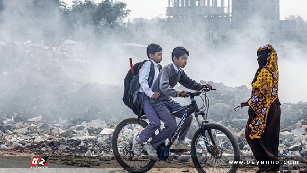 দূষিত শহরের তালিকায় আজ শীর্ষে ঢাকা