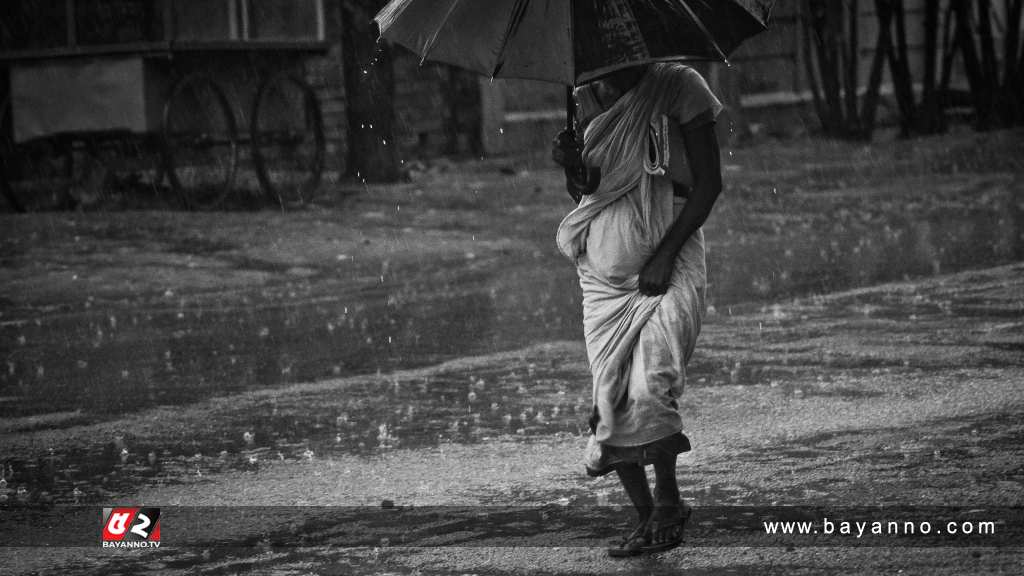 বিকেলেও বৃষ্টির ঘনঘটা