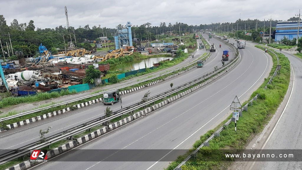 দিনভর যানজট ঢাকা-টাঙ্গাইল মহাসড়কে, সন্ধ্যায় ফাঁকা