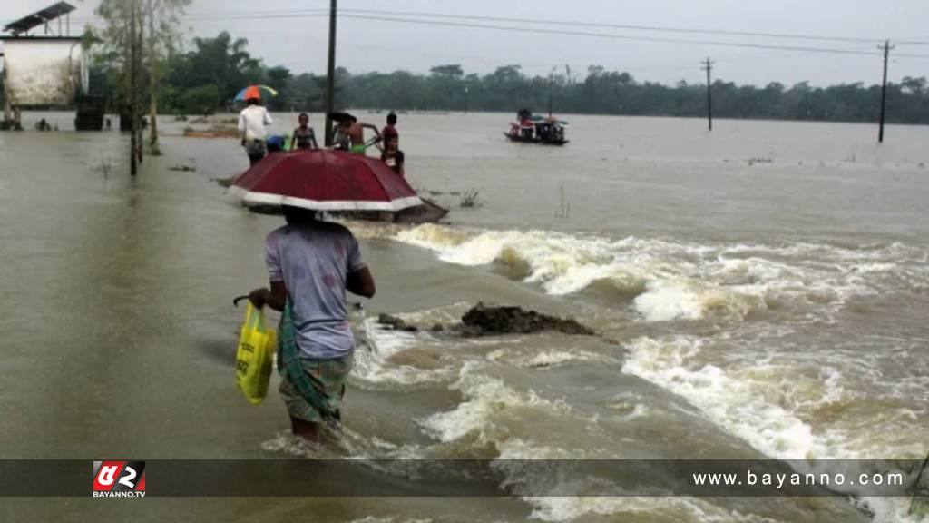 সিলেটে পাহাড়ি ঢল-বন্যার আশঙ্কা