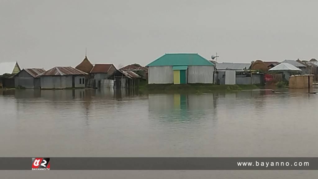 কুড়িগ্রামে নদ-নদীর পানি আরও বাড়ছে