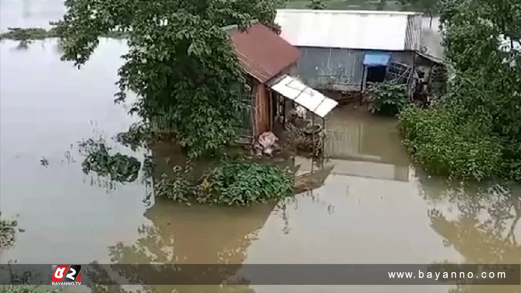 পাহাড়ি ঢল ও বৃষ্টিতে দেশের নিম্নাঞ্চলে নদ-নদীর পানি বৃদ্ধি