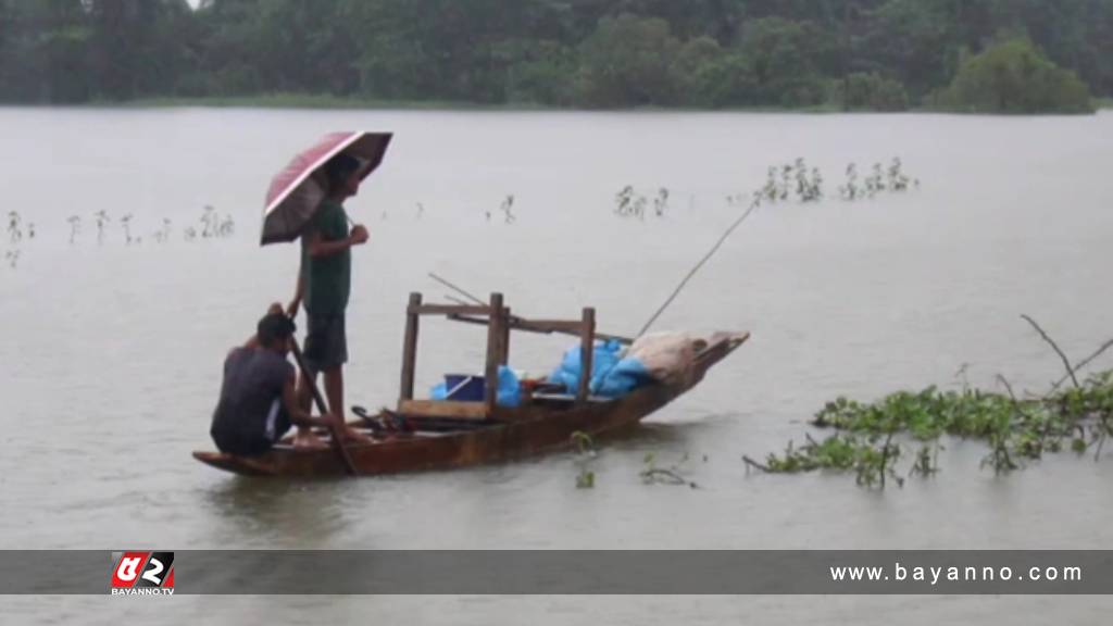 সুনামগঞ্জে ফের বেড়েছে পানি, বন্যার আশঙ্কা