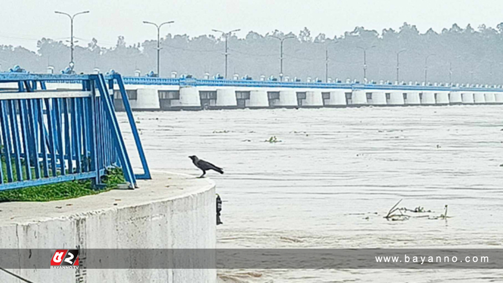 বিপৎসীমার ২০ সেন্টিমিটার ওপরে তিস্তার পানি