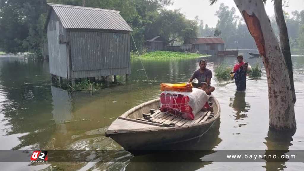 বাড়ছে যমুনার পানি, ভোগান্তিতে সিরাজগঞ্জবাসী