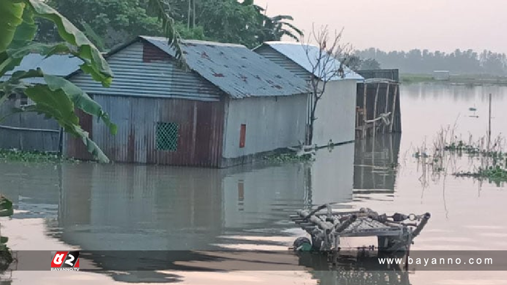 গাইবান্ধায় ব্রহ্মপুত্র নদীর পানি বিপৎসীমার উপর, বন্ধ ৩০ শিক্ষাপ্রতিষ্ঠান