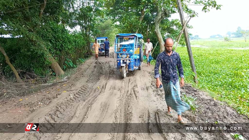 সুনামগঞ্জের কয়েকটি ‘সড়ক যেন চাষের জমি’