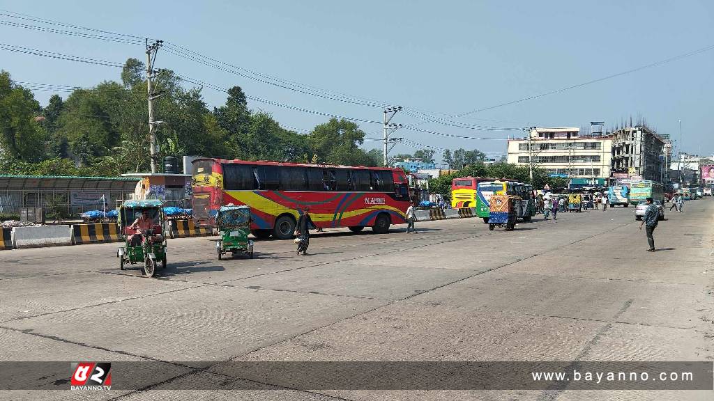 কালিয়াকৈরে ঢাকা-টাঙ্গাইল মহাসড়কে প্রভাব নেই হরতালের