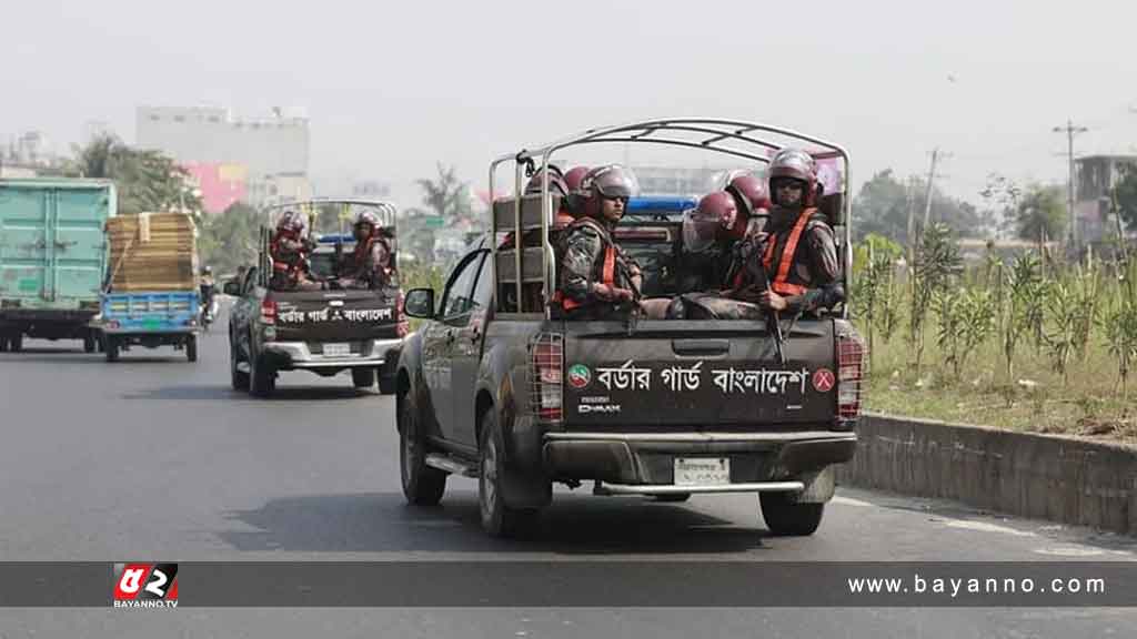 নিরাপত্তা জোরদারে ৪৪ প্লাটুন বিজিবি মোতায়েন