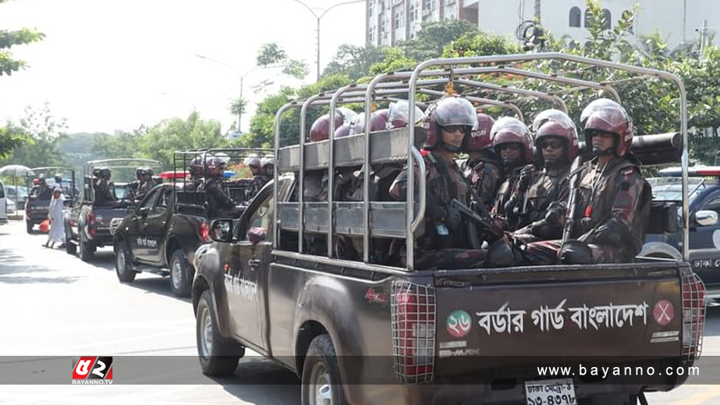 ঢাকাসহ সারাদেশে ১৫৬ প্লাটুন বিজিবি মোতায়েন