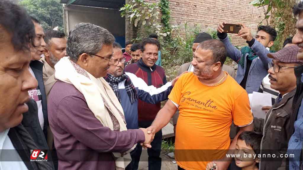 পাবনা-৫ সদর আসনে প্রচারণায় নৌকার প্রার্থী প্রিন্স