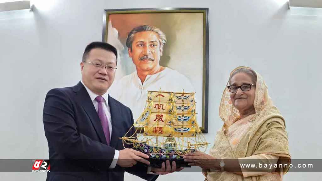 আওয়ামী লীগের বিজয়ে শেখ হাসিনাকে চীনের অভিনন্দন