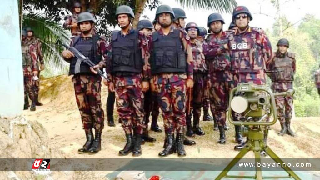 আবারও মিয়ানমার সীমান্তে গোলাগুলি : শক্ত অবস্থানে বিজিবি