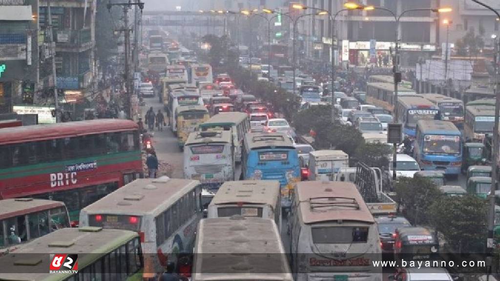 ঢাকার যানজটে প্রতিদিন ১৪০ কোটি টাকা ক্ষতি: ডিসিসিআই