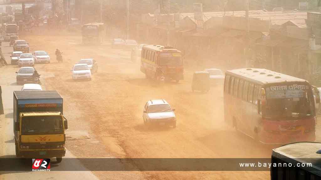 ‘অস্বাস্থ্যকর’ বাতাস বইছে ঢাকায়