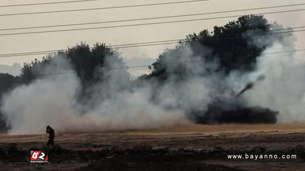 ইসরাইলি সামরিক স্থাপনায় ভয়াবহ ক্ষেপণাস্ত্র হামলা