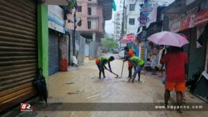 হটলাইনে কল পেয়ে ৯৪ স্থানে পানি অপসারণ করলো ডিএনসিসি