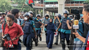 চাকরিতে ৩৫ প্রত্যাশী আন্দোলনকারীদের পুলিশের লাঠিচার্জ, আটক ১৩