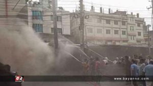 নিয়ন্ত্রণে কারওয়ান বাজারের আগুন 