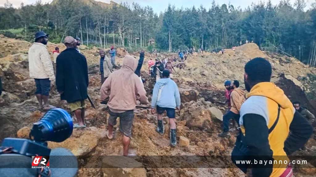 ভয়াবহ ভূমিধসে পাপুয়া নিউগিনিতে নিহত ১০০