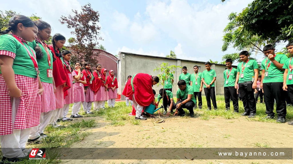 বিশ্ব পরিবেশ দিবসে সবুজের আহ্বানে শিক্ষার্থীরা