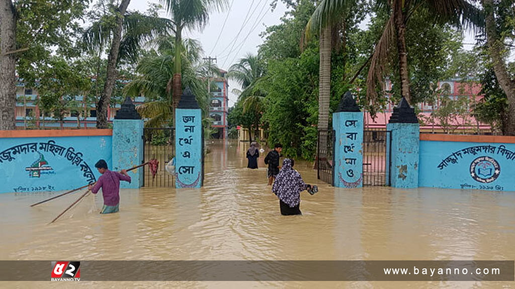 সিলেটে থৈ থৈ পানি