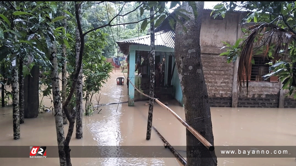 বন্যার পানি কেড়ে নিলো দুই শিশুর প্রাণ