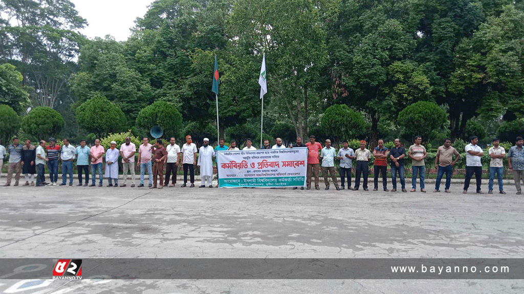 ৩ দফা দাবিতে কর্মবিরতিতে বিশ্ববিদ্যালয় শিক্ষকরা