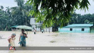 টানা বৃষ্টিতে কক্সবাজারে পানিবন্দি ২ লাখ মানুষ